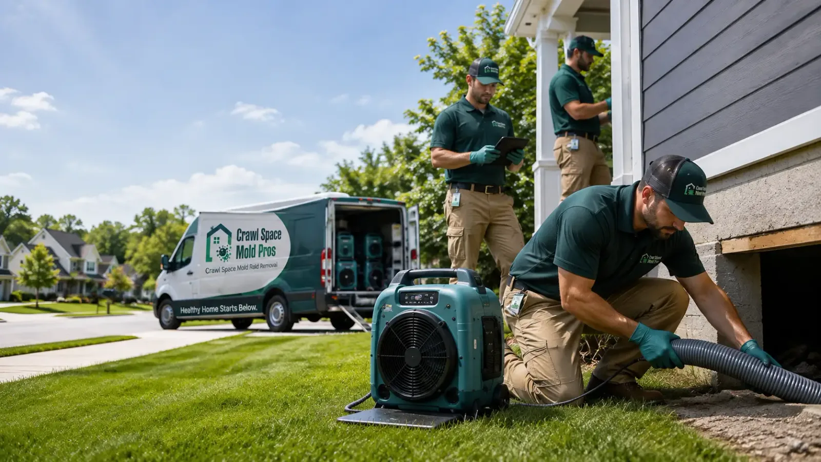 Crawl Space Mold Removal in Maidens, VA
